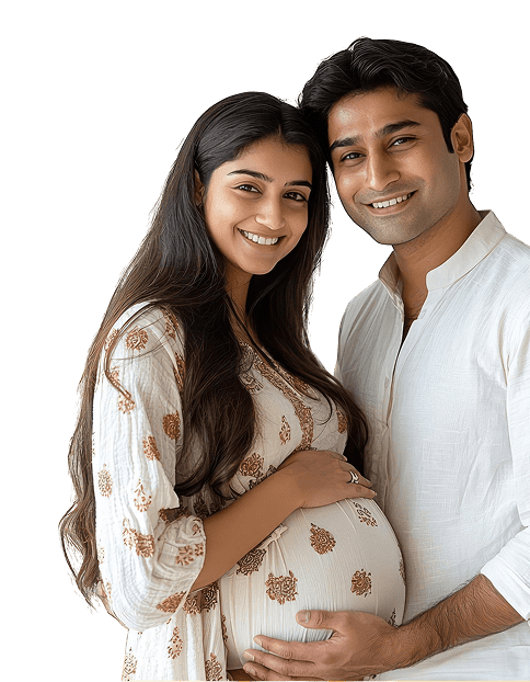 Couple consulting with fertility specialist at Aakash Fertility Centre
