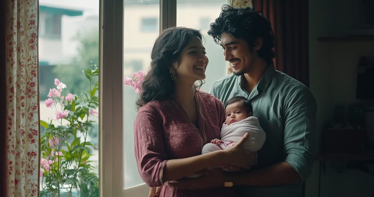young-asian-couple-holds-their-newborn-baby-their-arms